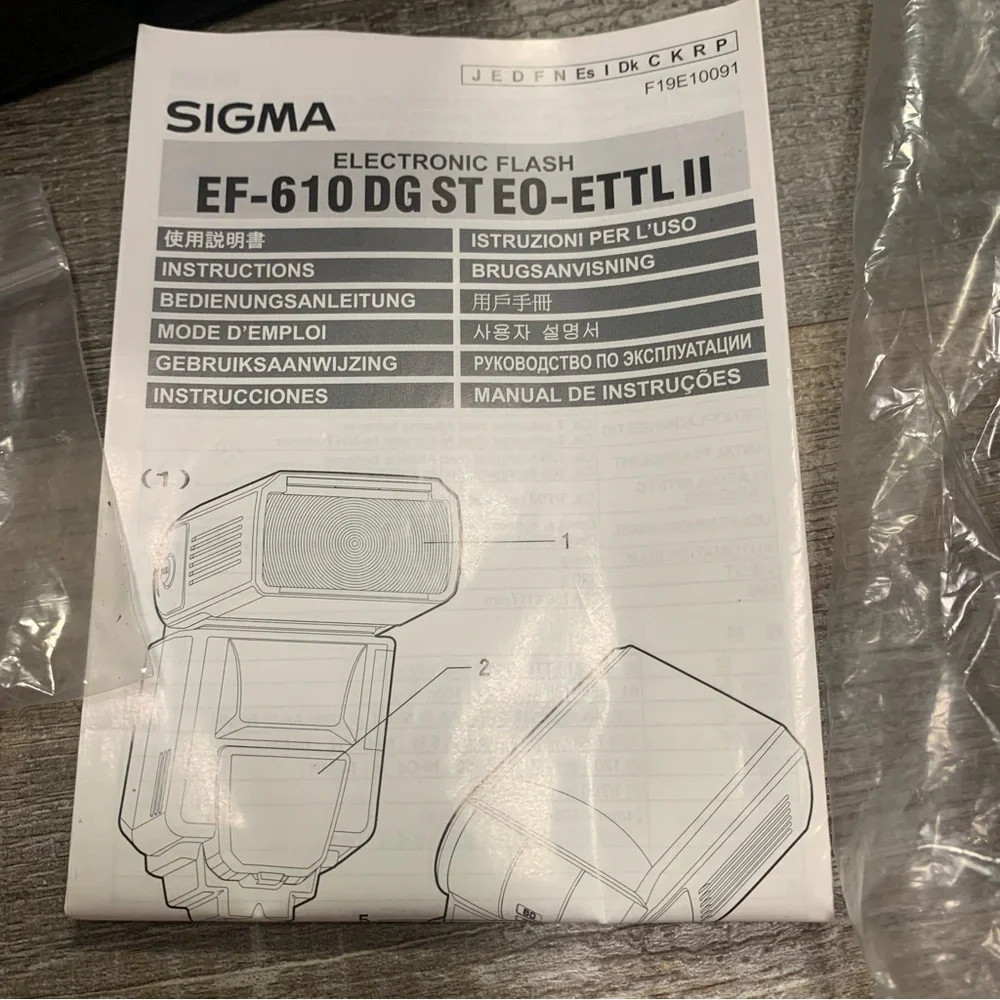 Sigma Electronic Flash EF-610 DG ST EO-ETTL ll